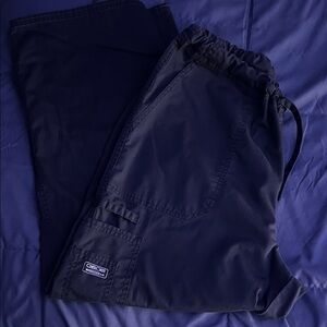 Cherokee Women’s Dark Blue Cargo Scrub Work Pants